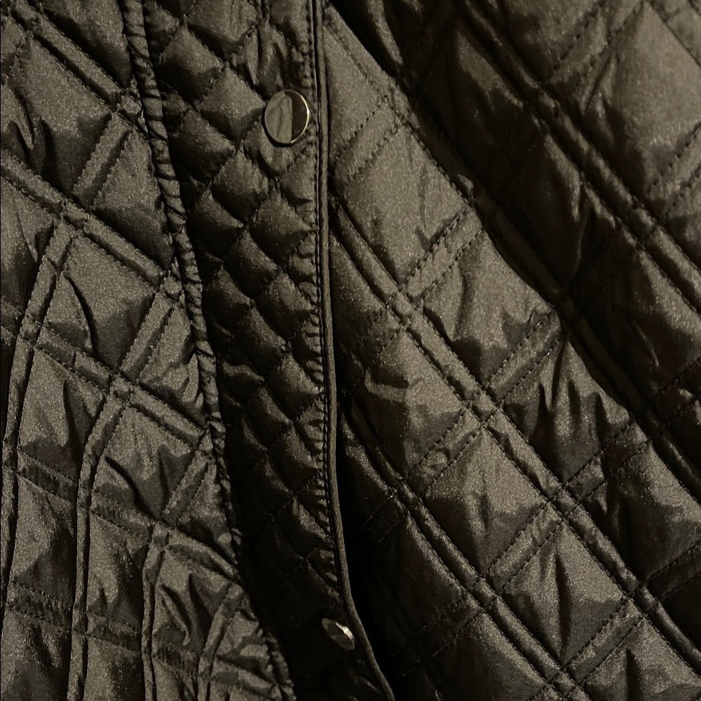 Catherine’s Black Quilted hooded Jacket size XXXL - Picture 4 of 9